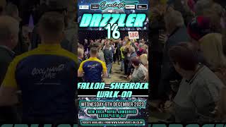 Fallon Sherrock Walk On At Dazzler 16 shorts [upl. by Hendry885]