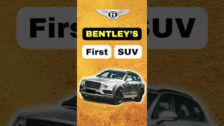 First Bentley SUV😎🚘  Bentley Bentayga shorts suv bentley [upl. by Orban17]