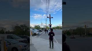 “Crux Sacra Sit Mihi Lux” streetevangelism toronto [upl. by Anirrok]