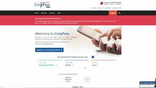 How to set up your companys CorpPass Admin and assign eservices [upl. by Nauquf355]