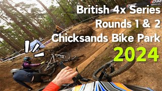 2024 British 4x Series at Chicksands Bike Park [upl. by China]