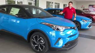 The allnew 2019 Toyota CHR walkaround and model review  Toyota of Irving near Dallas [upl. by Menell]