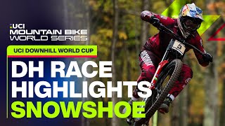 Womens Downhill Race Highlights Snowshoe USA  UCI Mountain Bike World Series [upl. by Sirtemed]