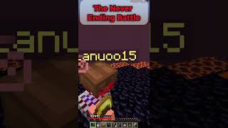 The Never Ending Battle shorts minecraft pvp [upl. by Llerraj]