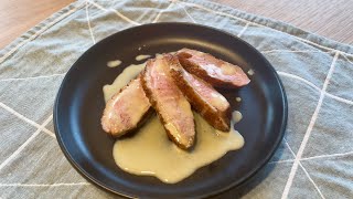 Seared duck breast with honey mustard sauce By Onush Kitchen [upl. by Gatian]