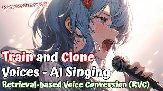 AI Voice Cloning for Singing with RVC  Guide and Setup [upl. by Schurman]