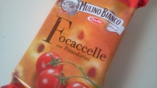 Recensione FOCACCELLE con POMODORINI Mulino Bianco  PREZZO INGREDIENTI e CALORIE [upl. by Leamiba24]