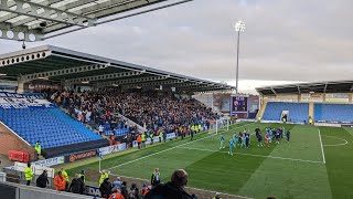 Oldham Athletic fans vs Chesterfield FC  26022022 [upl. by Nylyaj]