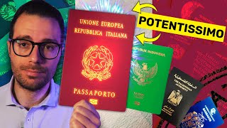 Il Passaporto italiano è FORTISSIMO sapevatelo [upl. by Fraze]