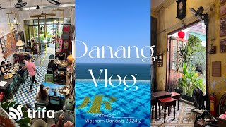 【 Danang vlog 】ベトナム ダナン女子旅🇻🇳  オーシャンビューでこの金額⁉︎💵  激ウマ激カワスポット🌿  トリファ trifa 絶対失敗しないeSIM [upl. by Attenad704]