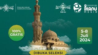 Beasiswa Kuliah S1 di Al Azhar Mesir Dibuka NU Scholarship 2024 [upl. by Kcirdot354]