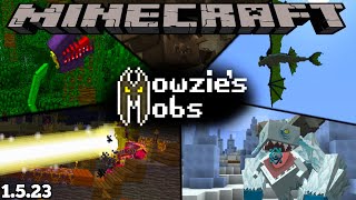 NEW MOWZIES MOBS MOD UPDATE  MINECRAFT 1165 MOD SHOWCASE VERSION 1523 [upl. by Enirehtakyram]