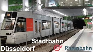 Rheinbahn Stadtbahn Düsseldorf  Trams in Düsseldorf [upl. by Barr419]