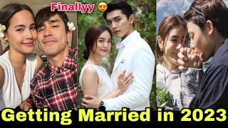 Top 6 Thai Actors  Actress Getting Married in 2023 Confirmed  PonBua  NaYa  Thai Dramas [upl. by Hutson846]