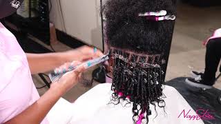 Comb Coils Starter Locs [upl. by Ange]