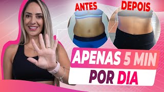 TREINO COMPLETO DA BARRIGA NEGATIVA EM APENAS 5 MINUTOS Vevefit [upl. by Evot]