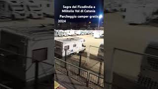 Sagra del Ficodindia 2024 a Militello Val di Catania PARCHEGGIO GRATUITO camper tutti [upl. by Hodgson263]