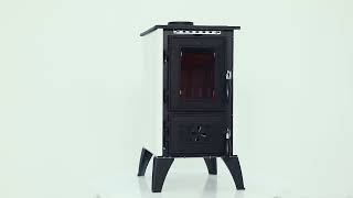 Simge Soba  805 IGLO  Wood burning fireplace stove 🔥 [upl. by Ash514]