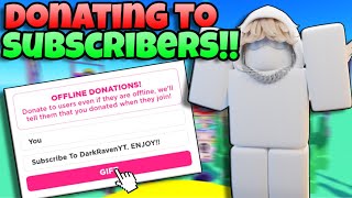 🎉 🔴BEDWARS  PLS DONATE LIVE RAISING ROBUX AND DONATING  ROBLOX LIVE [upl. by Namus227]