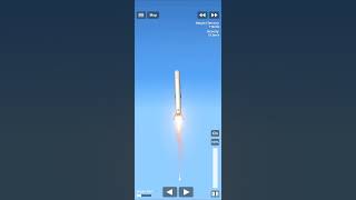 landing a falcon heavy first stage in sfs [upl. by Shuman]