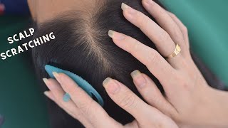 ASMR Aggressive Scalp Scratching Massage Real Person Hair Sounds Hair Tingly For Therapy [upl. by Dranreb]