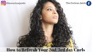 How to Refresh Your 2nd3rd Day Curls [upl. by Robena]