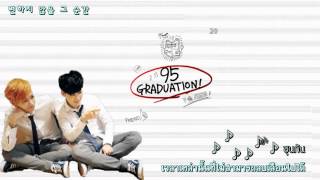 KaraokeThaisub 95 graduation 졸업송 Pt2  Jimin amp V [upl. by Draillih]