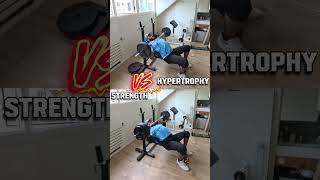 Strength VS hypertrophic training fitness [upl. by Elizabeth]