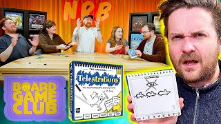 Lets Play TELESTRATIONS  Board Game Club [upl. by Nehepts]