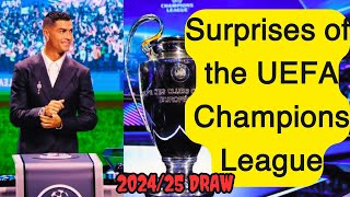 Champions League Draw 202425  UEFA Champions League  Football [upl. by Gearard770]