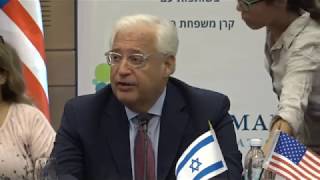 The Knesset Caucus for US – in honor of US Ambassador to Israel David Friedman [upl. by Airtal828]