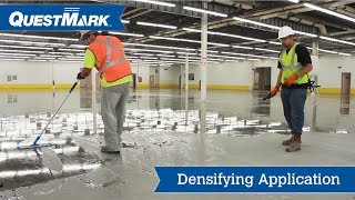 Densifying Application on Concrete Floor  Concrete Floor Densifier  QuestMark [upl. by Azer628]