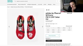 LIVE COP Pharrell Williams x ADIDAS PW X CNY Solar HU ON Sneakersnstuff [upl. by Trace244]