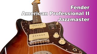 Fender American Pro II Jazzmaster Setup and Overview fender fenderjazzmaster [upl. by Ziza]