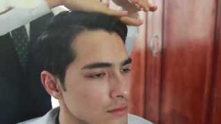 댄디한 포마드 헤어스타일  Dandy Pomade Hair Style ManHair BarBering [upl. by Pattin970]