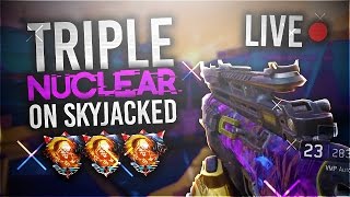 I GOT A TRIPLE NUCLEAR LIVE SKYJACKED quotTRIPLE NUCLEARquot Black Ops 3 Triple Nuclear [upl. by Arvo53]