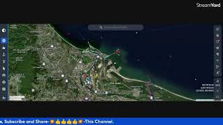 Live Marine Traffic Observations Of The Port Of Gdansk [upl. by Shedd362]