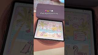 iPad digital planning 💗 asmr digital plan with me  goodnotes digital planner [upl. by Ahsenrat]