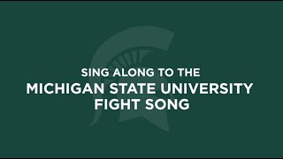 MSU Fight Song quotVictory for MSUquot SingAlong Video [upl. by Nylloh]