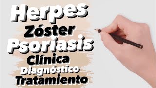 Aprende DERMATOLOGÍA Casos Clínicos 6 Herpes Zoster Psoriasis [upl. by Dougal]