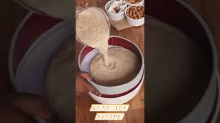 Easy and Tasty Kunu Aya RecipeTiger nut drink tigernutdrink kunu nigerianfood healthydrink [upl. by Eckblad]