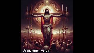 Jesu lumen verum canto gregoriano [upl. by Denise]