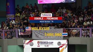 M75 Malaysia vs Thailand  ISTAF Sepaktakraw World Cup Kuala Lumpur 2024 [upl. by Tennes]