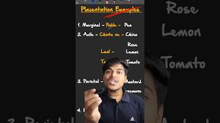 Trick to learn Placentation Examples Biology NEET neet2025 neet biology botany chemistry jee [upl. by Adiarf]