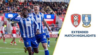 UGBO STRIKES AGAIN 🔥  Extended highlights Rotherham v Owls [upl. by Aihtak]