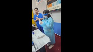 PROPER DONNING AND DOFFING OF Personal Protective Equipment  HSC STUDENTS ACTIVITY [upl. by Hairim439]