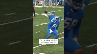 This running back has the arm strength of Tom Brady shorts nfl lions [upl. by Siryt]