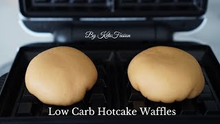 How To Make Low Carb Hotcake Waffles Delicious Korean Street Food I Could Have Everyday [upl. by Gershom]