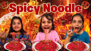 The Greatest Spicy 🌶️ Noodles Eating Challenge 🤯 Guess The Winner [upl. by Daberath333]