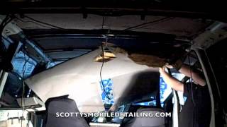 How to remove the front headliner part 4 of 6 [upl. by Id]